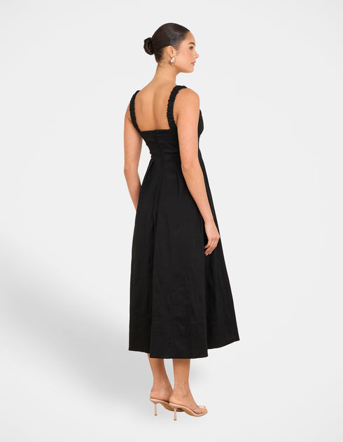 Jeanette A-line Midi Dress